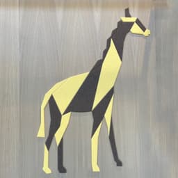 Kids Place Giraffe showroom | Kinderkamer | Geluidsabsorberend PET-vilt wandbekleding
