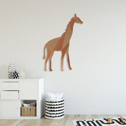 Room Kids Place Giraffe | Camel-caramel | Kinderkamer | Geluidsabsorberend PET-vilt wandbekleding