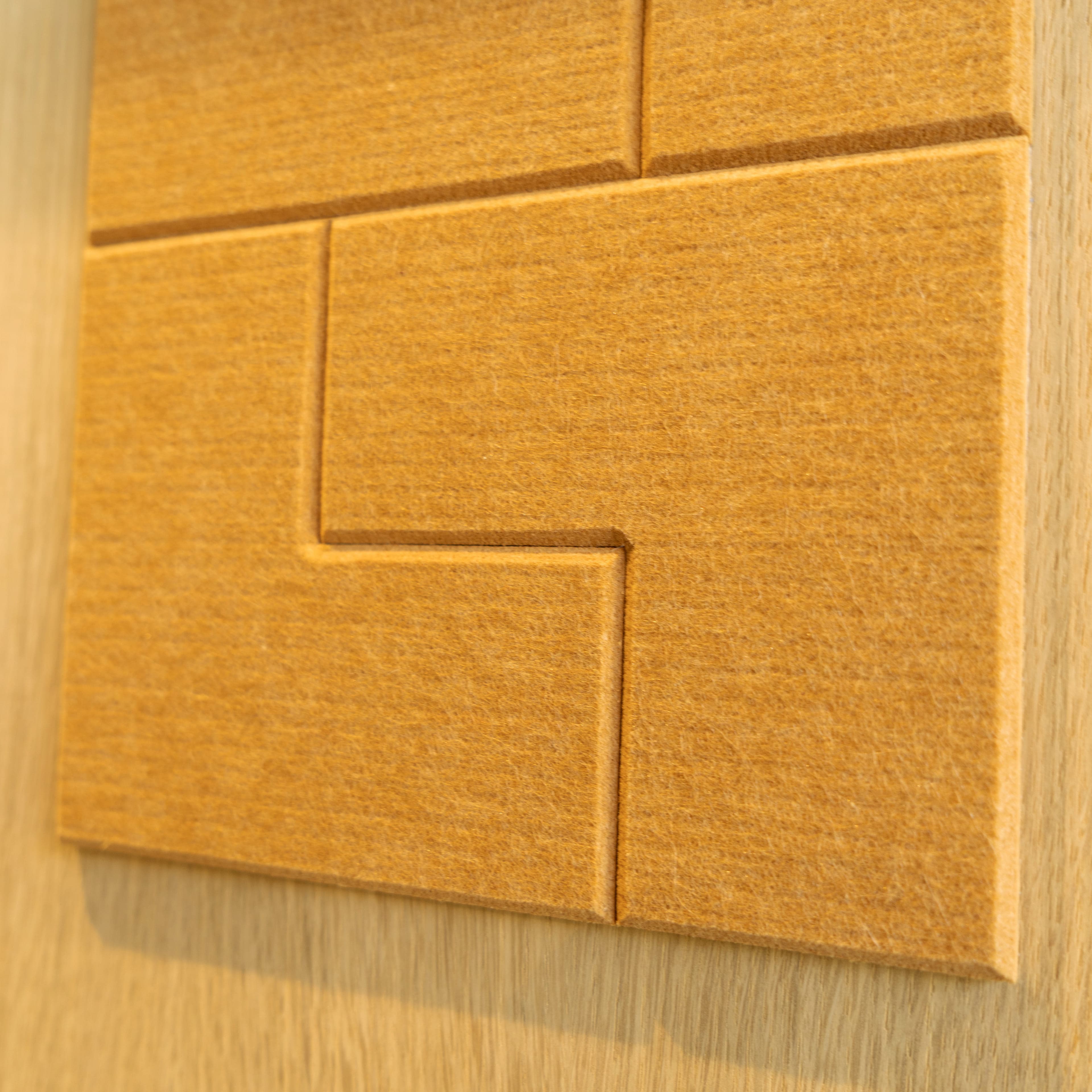 EASYfelt | PET-vilt | Akoestische wandbekleding | Zelfklevend | Stick Angle showroom