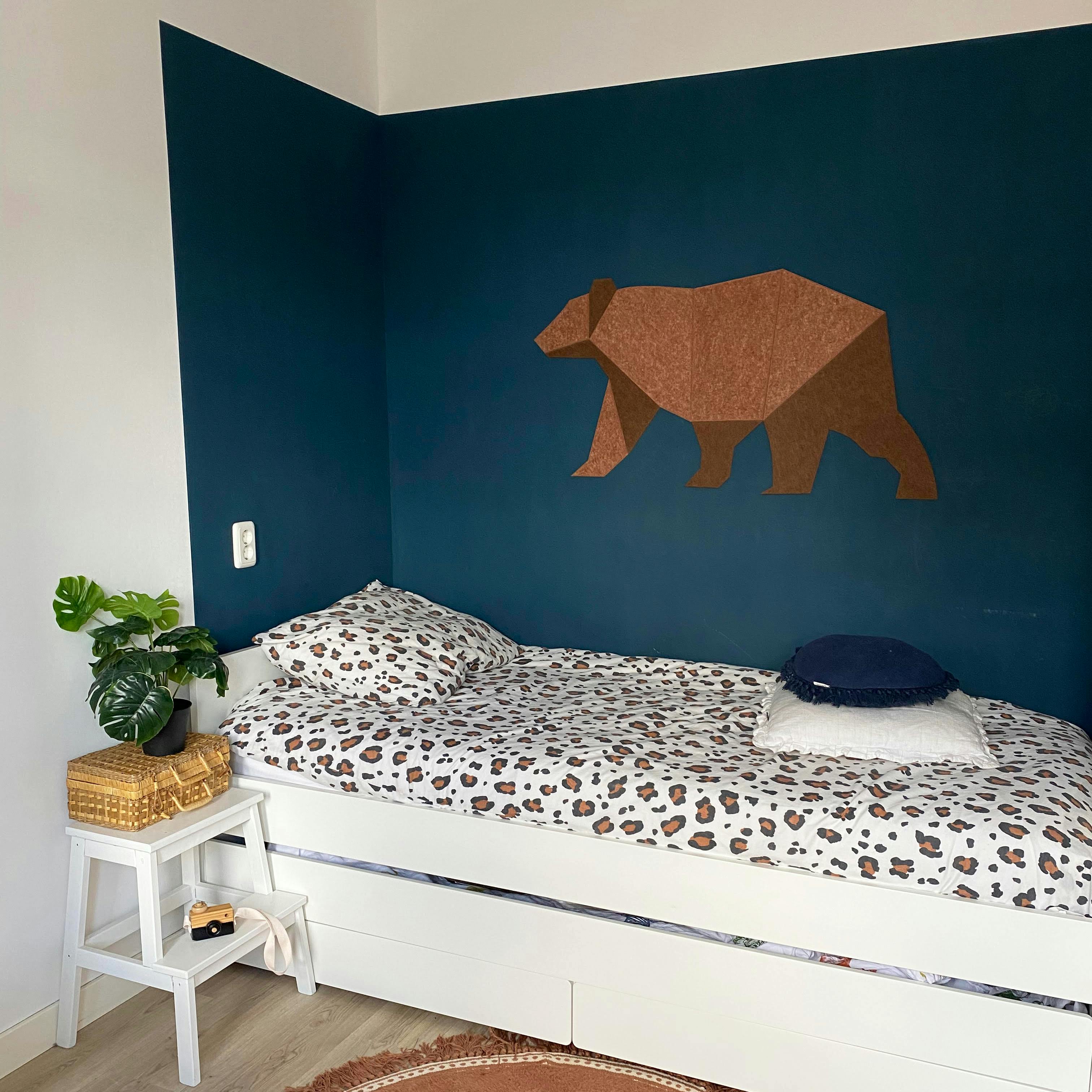 EASYfelt Room Kids Bear Place A | Kinderkamer | Geluidsabsorberend PET-vilt wandbekleding